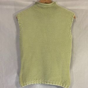 Lime Green Knitted Vest from MAG Size XS